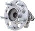 WE61822 by NTN - Wheel Bearing and Hub Assembly - Steel, Natural, with Wheel Studs
