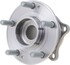 WE61829 by NTN - Wheel Bearing and Hub Assembly - Steel, Natural, without Wheel Studs