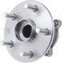 WE61842 by NTN - Wheel Bearing and Hub Assembly - Steel, Natural, with Wheel Studs