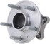 WE61835 by NTN - Wheel Bearing and Hub Assembly - Steel, Natural, with Wheel Studs