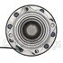WE60627 by NTN - Wheel Bearing and Hub Assembly - Steel, Natural, with Wheel Studs