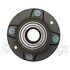 WE60540 by NTN - Wheel Bearing and Hub Assembly - Steel, Natural, with Wheel Studs