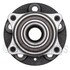 WE60679 by NTN - Wheel Bearing and Hub Assembly - Steel, Natural, without Wheel Studs