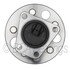 WE60707 by NTN - Wheel Bearing and Hub Assembly - Steel, Natural, with Wheel Studs