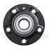 WE60688 by NTN - Wheel Bearing and Hub Assembly - Steel, Natural, without Wheel Studs