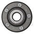 WE60721 by NTN - Wheel Bearing and Hub Assembly - Steel, Natural, with Wheel Studs