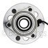 WE60763 by NTN - Wheel Bearing and Hub Assembly - Steel, Natural, with Wheel Studs