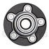 WE60745 by NTN - Wheel Bearing and Hub Assembly - Steel, Natural, with Wheel Studs