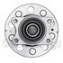 WE60771 by NTN - Wheel Bearing and Hub Assembly - Steel, Natural, with Wheel Studs