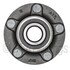 WE60765 by NTN - Wheel Bearing and Hub Assembly - Steel, Natural, with Wheel Studs
