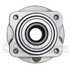 WE60789 by NTN - Wheel Bearing and Hub Assembly - Steel, Natural, with Wheel Studs