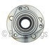 WE60799 by NTN - Wheel Bearing and Hub Assembly - Steel, Natural, with Wheel Studs