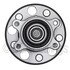 WE60849 by NTN - Wheel Bearing and Hub Assembly - Steel, Natural, with Wheel Studs