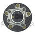 WE60866 by NTN - Wheel Bearing and Hub Assembly - Steel, Natural, with Wheel Studs