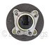 WE60842 by NTN - Wheel Bearing and Hub Assembly - Steel, Natural, with Wheel Studs