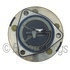 WE60900 by NTN - Wheel Bearing and Hub Assembly - Steel, Natural, with Wheel Studs