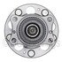 WE60921 by NTN - Wheel Bearing and Hub Assembly - Steel, Natural, with Wheel Studs