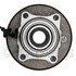 WE60931 by NTN - Wheel Bearing and Hub Assembly - Steel, Natural, with Wheel Studs