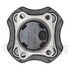 WE60942 by NTN - Wheel Bearing and Hub Assembly - Steel, Natural, with Wheel Studs