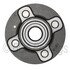 WE60940 by NTN - Wheel Bearing and Hub Assembly - Steel, Natural, with Wheel Studs