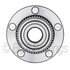 WE60962 by NTN - Wheel Bearing and Hub Assembly - Steel, Natural, with Wheel Studs