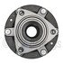 WE60958 by NTN - Wheel Bearing and Hub Assembly - Steel, Natural, with Wheel Studs