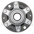 WE60959 by NTN - Wheel Bearing and Hub Assembly - Steel, Natural, with Wheel Studs