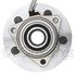 WE60990 by NTN - Wheel Bearing and Hub Assembly - Steel, Natural, with Wheel Studs