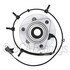 WE61007 by NTN - Wheel Bearing and Hub Assembly - Steel, Natural, with Wheel Studs