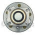 WE61002 by NTN - Wheel Bearing and Hub Assembly - Steel, Natural, with Wheel Studs