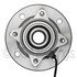 WE61051 by NTN - Wheel Bearing and Hub Assembly - Steel, Natural, with Wheel Studs