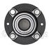 WE61083 by NTN - Wheel Bearing and Hub Assembly - Steel, Natural, with Wheel Studs