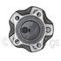 WE61111 by NTN - Wheel Bearing and Hub Assembly - Steel, Natural, with Wheel Studs