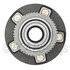 WE61128 by NTN - Wheel Bearing and Hub Assembly - Steel, Natural, with Wheel Studs