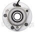 WE61134 by NTN - Wheel Bearing and Hub Assembly - Steel, Natural, with Wheel Studs