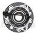 WE61152 by NTN - Wheel Bearing and Hub Assembly - Steel, Natural, without Wheel Studs