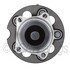 WE61153 by NTN - Wheel Bearing and Hub Assembly - Steel, Natural, with Wheel Studs