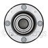 WE61141 by NTN - Wheel Bearing and Hub Assembly - Steel, Natural, with Wheel Studs