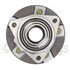 WE61216 by NTN - Wheel Bearing and Hub Assembly - Steel, Natural, with Wheel Studs