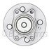 WE61218 by NTN - Wheel Bearing and Hub Assembly - Steel, Natural, with Wheel Studs
