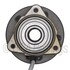 WE61221 by NTN - Wheel Bearing and Hub Assembly - Steel, Natural, with Wheel Studs