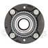 WE61245 by NTN - Wheel Bearing and Hub Assembly - Steel, Natural, with Wheel Studs
