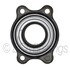 WE61236 by NTN - Wheel Bearing and Hub Assembly - Steel, Natural, without Wheel Studs