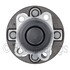 WE61237 by NTN - Wheel Bearing and Hub Assembly - Steel, Natural, with Wheel Studs