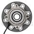 WE61268 by NTN - Wheel Bearing and Hub Assembly - Steel, Natural, with Wheel Studs