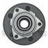 WE61253 by NTN - Wheel Bearing and Hub Assembly - Steel, Natural, with Wheel Studs