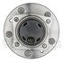 WE61257 by NTN - Wheel Bearing and Hub Assembly - Steel, Natural, with Wheel Studs