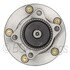 WE61283 by NTN - Wheel Bearing and Hub Assembly - Steel, Natural, with Wheel Studs