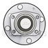 WE61275 by NTN - Wheel Bearing and Hub Assembly - Steel, Natural, with Wheel Studs