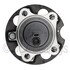 WE61276 by NTN - Wheel Bearing and Hub Assembly - Steel, Natural, with Wheel Studs